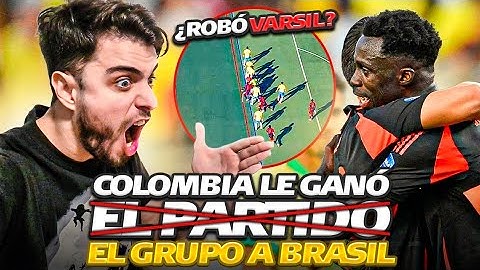 (¡POLÉMICA!) 🚨 COLOMBIA empató con BRASIL pero NADIE habla de ESTO 👊  [DESASTRE EL VAR] 📺 | REACCIÓN