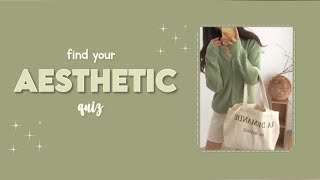 * ˚ ✦ FIND YOUR AESTHETIC QUIZ 2021 -ˋ₊˚-chxrrybun - ‧₊°