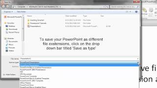 How To Save Files As A Pptx File Extension And As A Jpeg