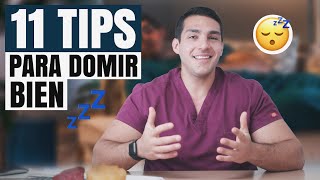 11 TIPS PARA DORMIR BIEN (técnicas de un doctor) | Salud Gymtopz