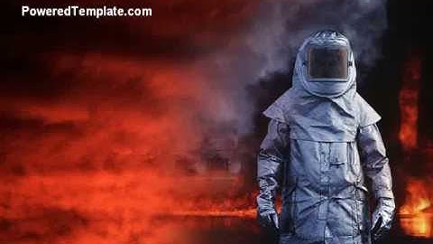 Deep Fire PowerPoint Template by PoweredTemplate.com