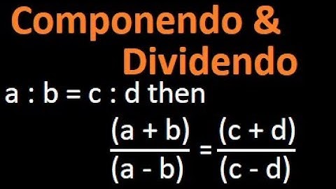 Componendo and dividendo : properties of proportion | Arithmetic | Bank Po IBPS