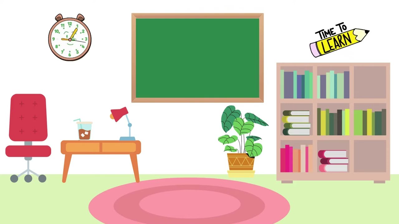 Cute Classroom Background/ Classroom Animated Background - YouTube