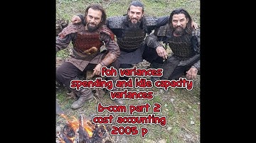 foh variances: spending and idle capacity variances