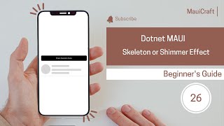 Dotnet maui Skeleton or Shimmer Effect