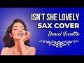 Daniel vissotto  isnt she lovely steve wonder sax cover