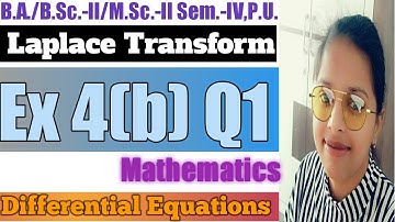 30. How To Solve Laplace Transform By Using First Shifting Property Fully Explained In Hindi.