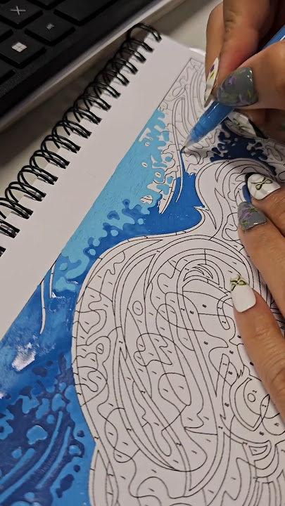 Disney Mystery Color by Number. Petites Poupées - Page 32 Ariel Little Mermaid #gelpens #languo