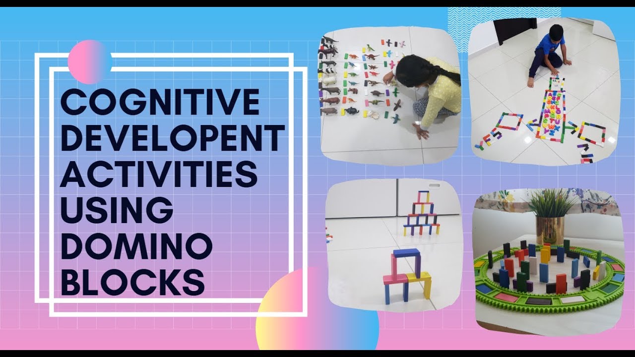 Activities for Cognitive Development using Domino blocks | Product link ...