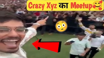 Crazy Xyz का Meetup🥰||Crazy Xyz के Meetup में ये क्या हो गया 😯 - Crazy Xyz|Tc Facts 2.0 #shorts