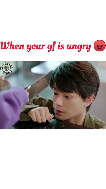 When your girlfriend is angry 😡 #funny #cdrama #moonlight #couple