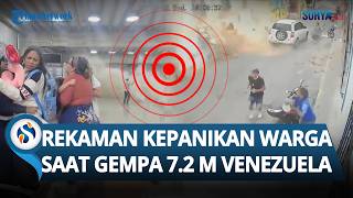 REKAMAN KEPANIKAN Warga saat Gempa Dahsyat 7.2 M Hancurkan Venezuela & Berpotensi Tsunami