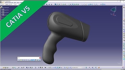 12.1 Hair Dryer Casing V2 - Catia v5 Training - GSD Generative Shape Design