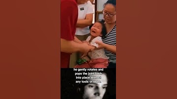 Doctor fixes a Pulled Elbow in seconds #shorts #doctor #ytshorts