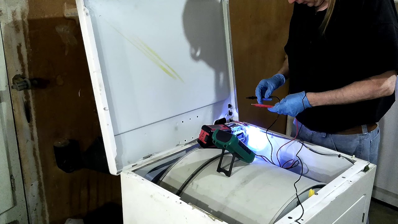 001 White Westinghouse Clothes Dryer, No Heat, Testing Thermostats