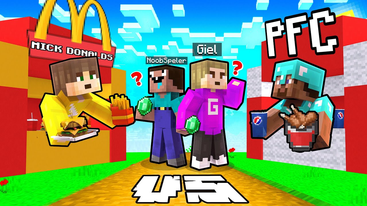 MickDonalds VS Pro Zijn Restaurant (Minecraft Survival)