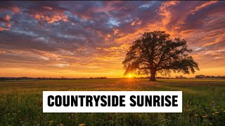Sunrise Over the Countryside 🌅 | Calm Morning Live Wallpaper screenshot 5