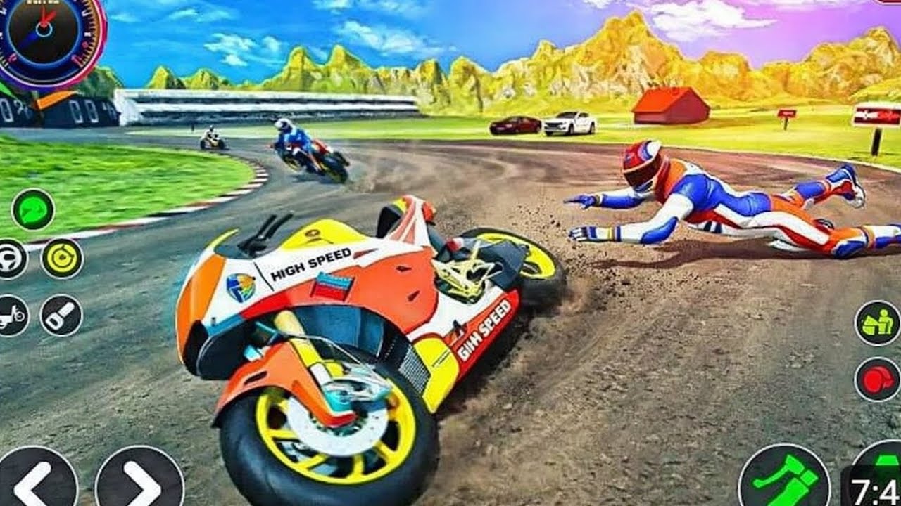 Insane Motor Bike Stunt Race 🏍️🔥 | Crazy Speed & Impossible Jumps!