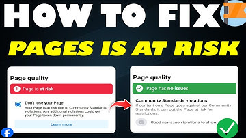 How to Fix "Pages is at Risk" on Facebook 2025 | Resolve Facebook Page Quality is Red