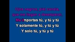 Piel Canela - Karaoke chords