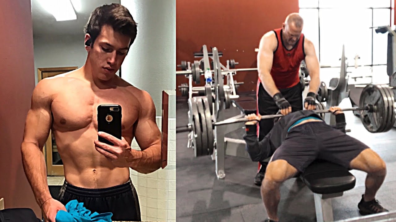 Road To 365 Bench CRAZY Chest Pump Physique Update! YouTube