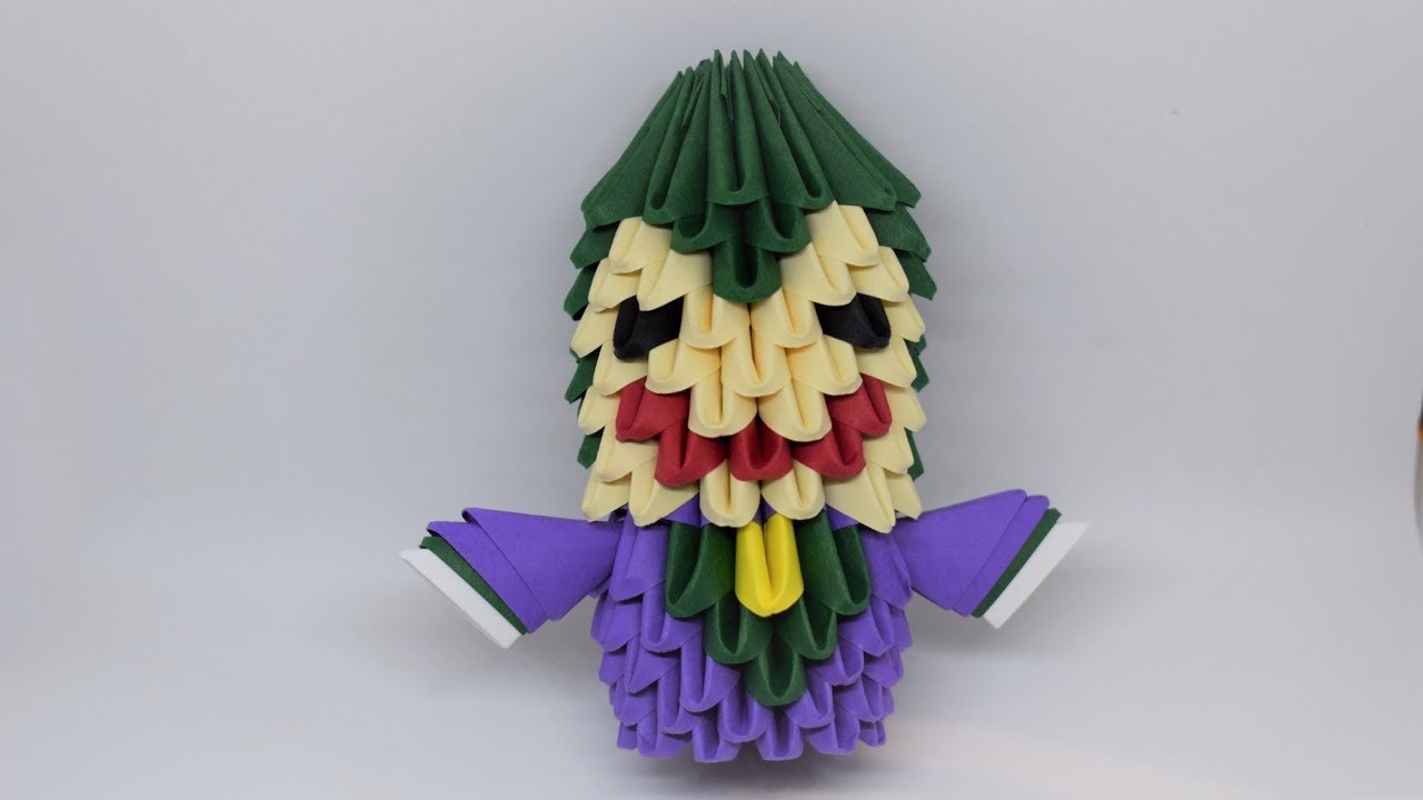 JOKER Origami 3D YouTube