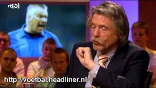 Henk Kesler over Roelof Luinge die daarna boos opbelt (Voetbal International) (HQ)