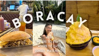 WHERE TO EAT IN BORACAY (W DESSERTS) |BORACAY BUDGET HOTEL FOR 1,500 PHP | BORACAY 2024