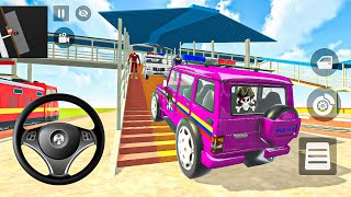 🥵Modified monster police car 🚨 Gangster Life in Indian Streets🚦| Open WorldGame game for android🤯⚡ screenshot 3