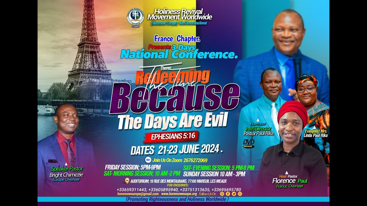 HOREMOW FRANCE CHAPTER 3 DAYS CONFERENCE