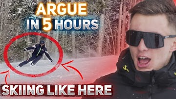 BELIEVE and LEARN from THIS video! Ski CARVING learning lesson. How to carve skiing. For 5 hours