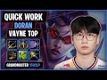 Doran 20 Min Stomp on Vayne! | T1 SoloQ Replay