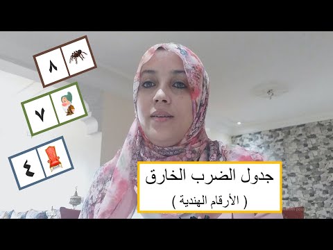 تدريب للأستاذة أمل أبومسلم على جدول الضرب الخارق الأرقام الهندية