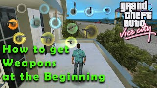 How to get Weapons at the beginning in GTA Vice City screenshot 5