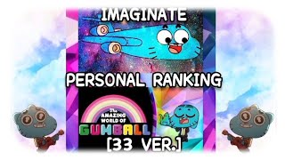The Amazing World Of Gumball Imaginate Personal Ranking