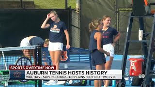 High school losses and Auburn tennis hosts history