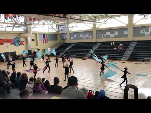 American Eagles winter guard 2023 @ San Mateo High School