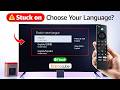 Fire TV Cube Stuck on "Choose Your Language"? Easy Fixes!