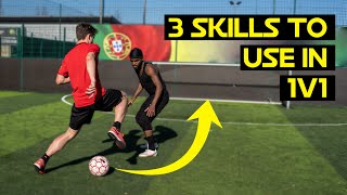 3 Skills to Beat a Defender in a 1v1!! Skills tutorial!