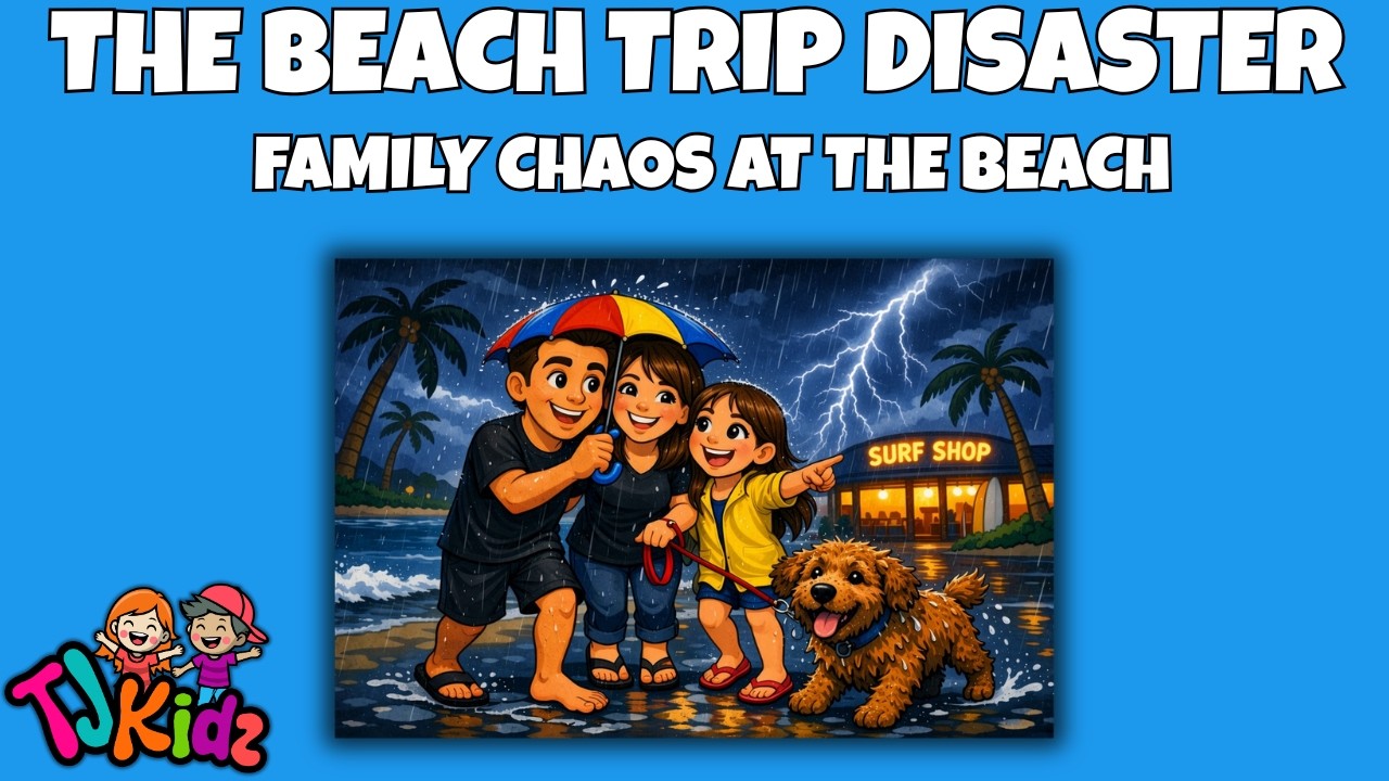 The Beach Trip Disaster | Funny Kids Family Chaos Story