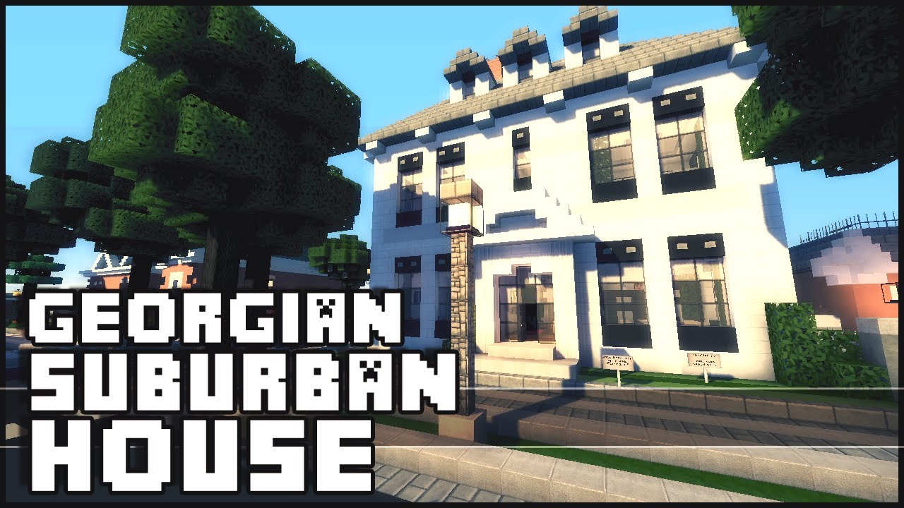 minecraft - georgian suburban house doovi