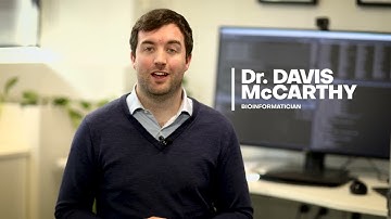Dr Davis McCarthy, talks about the role of bioinformatics in medical research (includes captions)