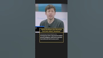 OpenAI Working on New Reasoning Technology Code-Named 