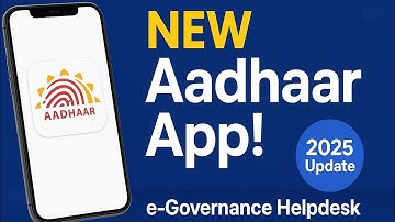 🚀 New Aadhaar App 2025 – Full Features Explained in Tamil | Step-by-Step Guide 🔥