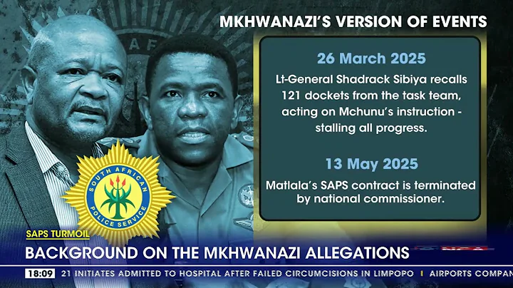 SAPS Turmoil | Background on the Mkhwanazi allegations