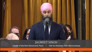 Jagmeet Singh's first question period since formation of NDP-Liberal coalition