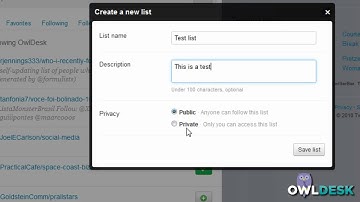 New Twitter 101: Lists