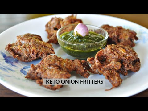 Keto Onion Bhajia Eggless | Veg/non-veg Keto Onion Pakora/Pakoda | Keto ...