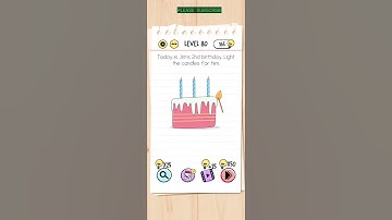 BRAIN TEST LEVEL 80 WALKTHROUGH WITH COMMENTARY