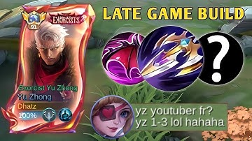 YU ZHONG BEST SUSTAIN BUILD TO STAY LONGER IN TEAM FIGHTS! | YU ZHONG PASSIVE  ABUSE